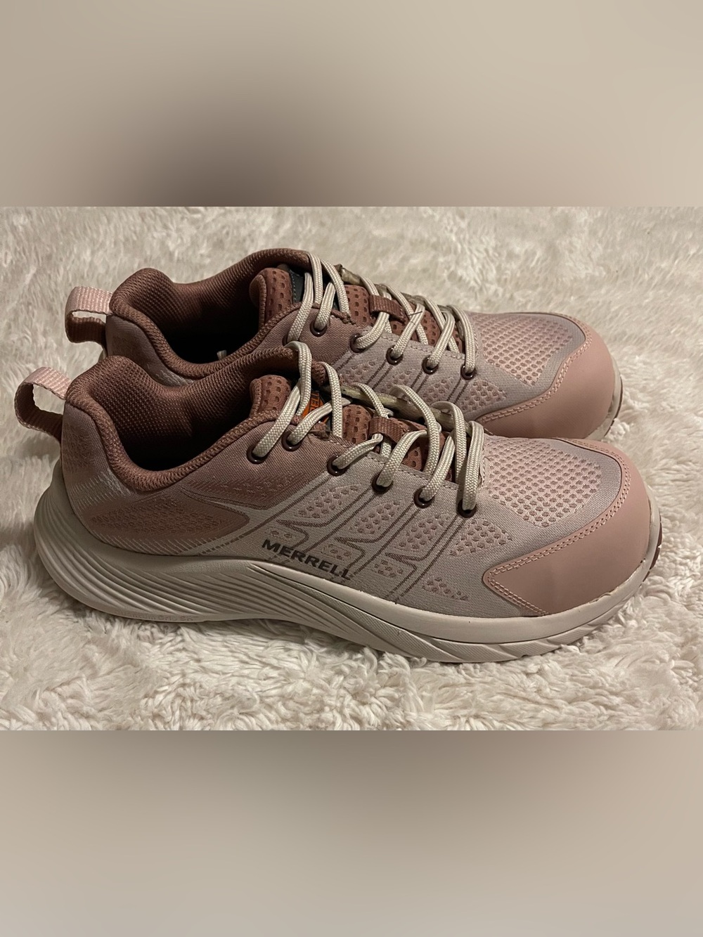 Merrell Moab Flight CF Women's 9.5 M Rose Carbon Toe Safety Work Shoe J005234